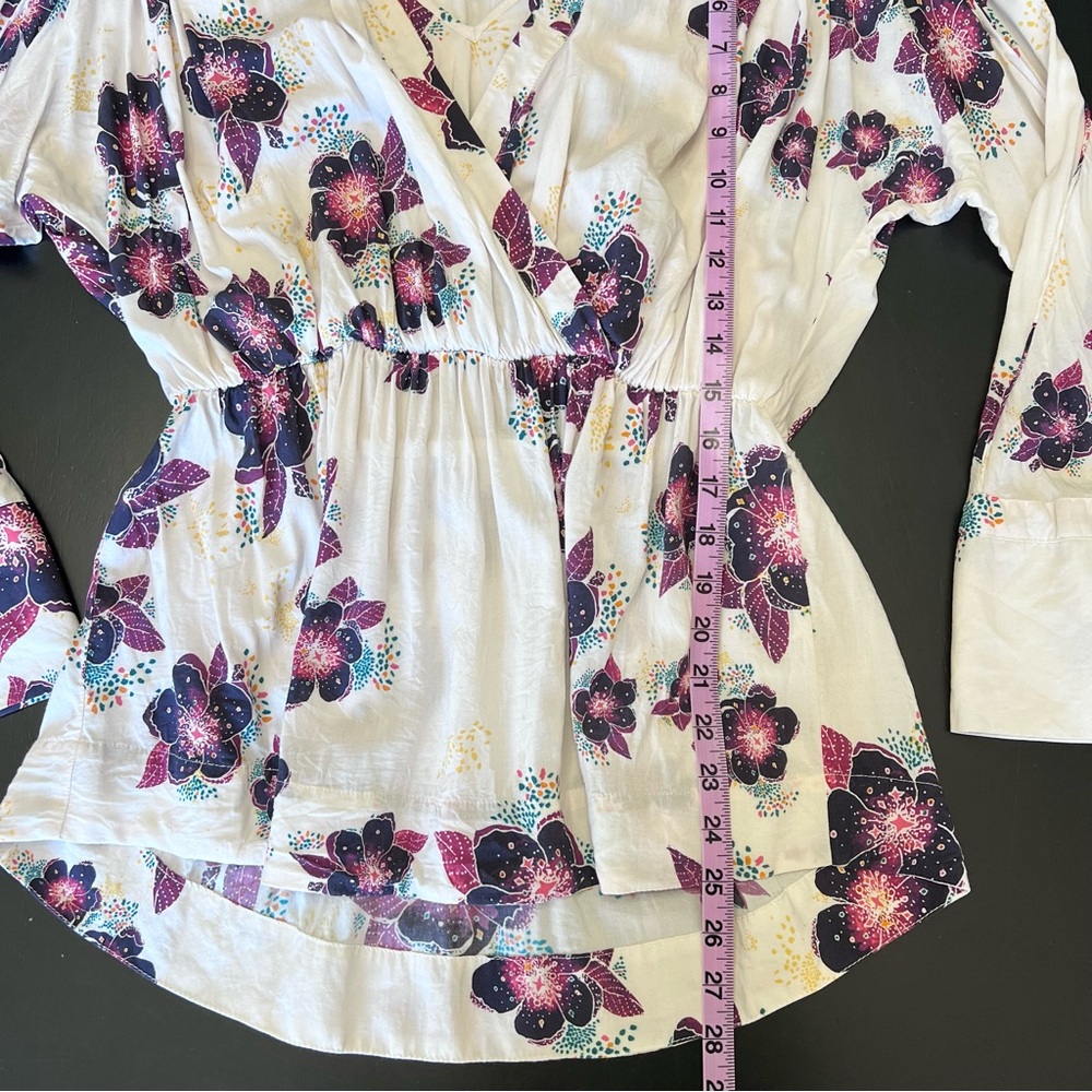 Free People Tuscan Dreams Tunic Blouse Size XS - Picture 11 of 11